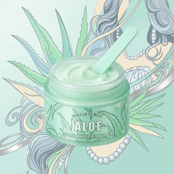 Lot de 6 🌿✨ Démaquillage Magique & Douceur : Baume Démaquillant à l'Essence d'Aloe Vera Karité® 🍃🧴