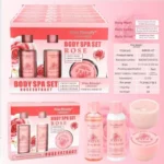 Coffrets Body Spa Rose – gel douche, lait & gommage corps | x6