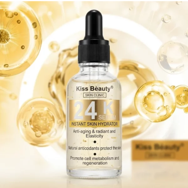 Kiss Beauty | Sérum visage Anti-Âge & Hydratant 24K | x12