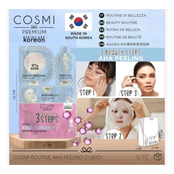 Cosmi | MASQUE PEELING 3 étapes | x12