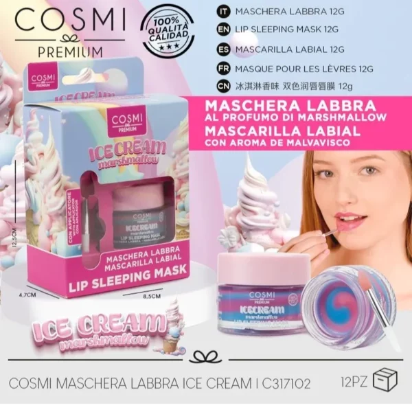 Cosmi | Masque À Lèvres Guimauve | 12 g | x6