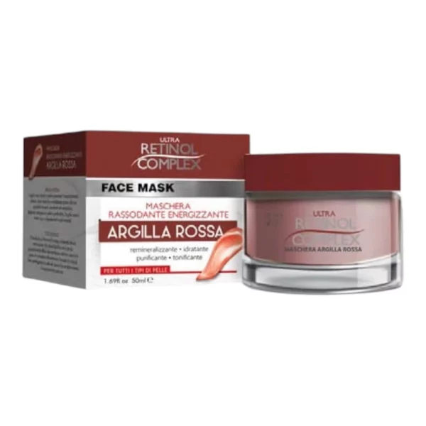 Retinol Complex | Masque à l'argile rouge énergisant | 50 ml | x6