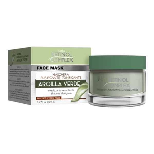 Retinol Complex | Masque Agille Vert – Purifiant et Tonifiant | 50 ml | x6