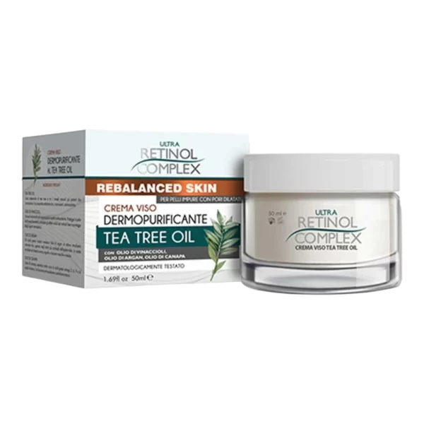 Retinol Complex | Crème visage à l'huile d'arbre à thé | 50 ml | x6