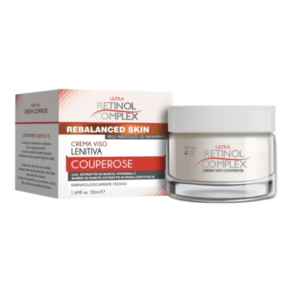 Retinol Complex | Crème apaisante pour le visage pour la couperose | 50 ml | x6