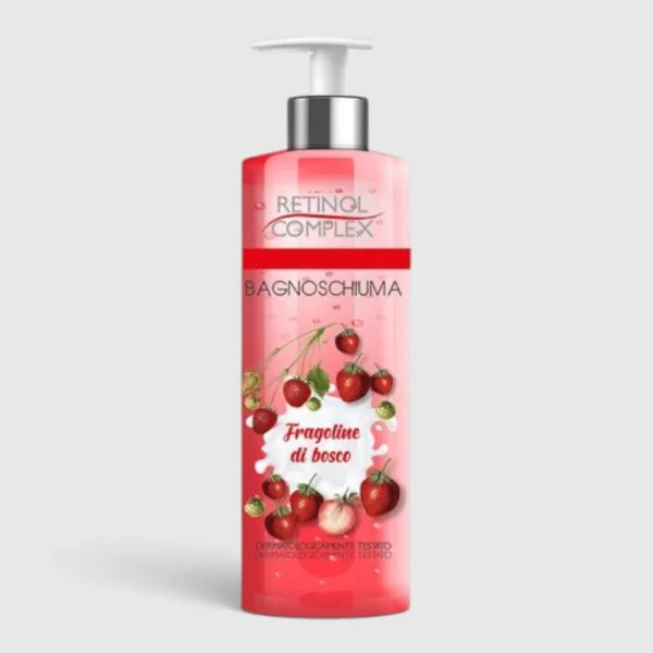 Retinol Complex | Gel douche FRAISES SAUVAGES | 500 ml | x6