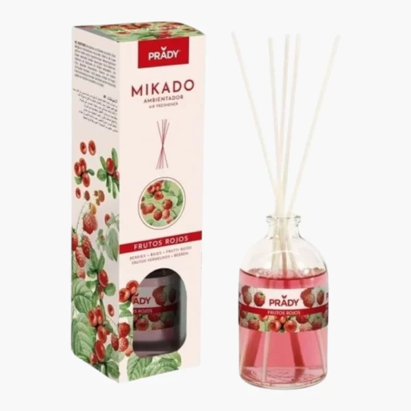 Prady | Mikado – Fruits Rouges | 100 ml | x6