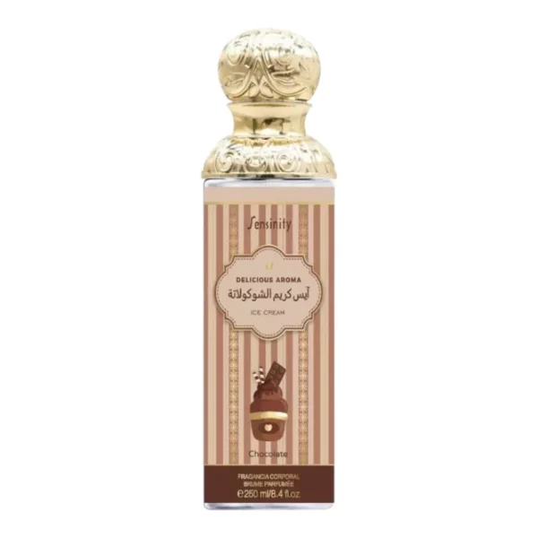 Lot de 6 : Brume femme "ICE CREAM CHOCOLATE" 250ml - Sensinity