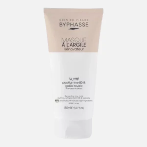 Byphasse | Masque à l'argile régénérant pour tous types de peau | 150 ml | x6