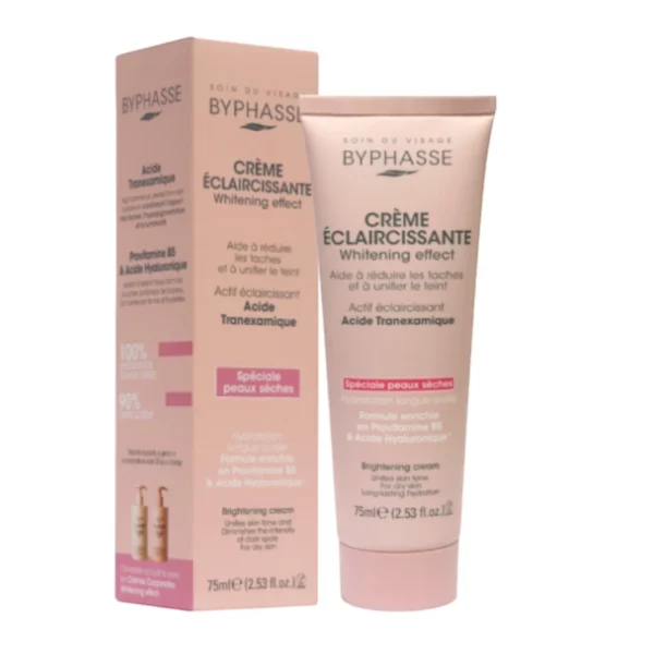 Lot de 6 : Crème visage éclaircissante pour peaux sèches 50 ml - Byphasse