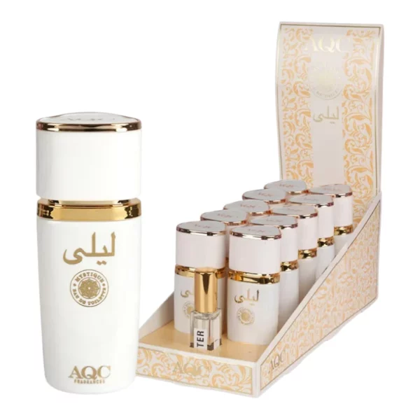 Lot de 10 : Eau de toilette femme "LEILA MYSTIQUE" 60ml - AQC