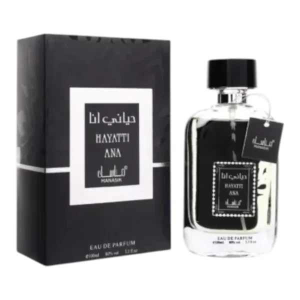 Manasik | Eau de parfum homme "HAYATTI ANA BLACK" | 100 ml