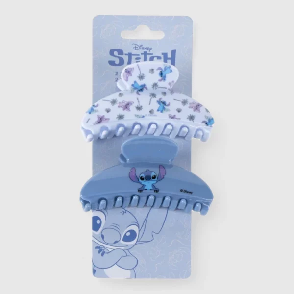 Blister 2 Pinces à Cheveux – Stitch | x6