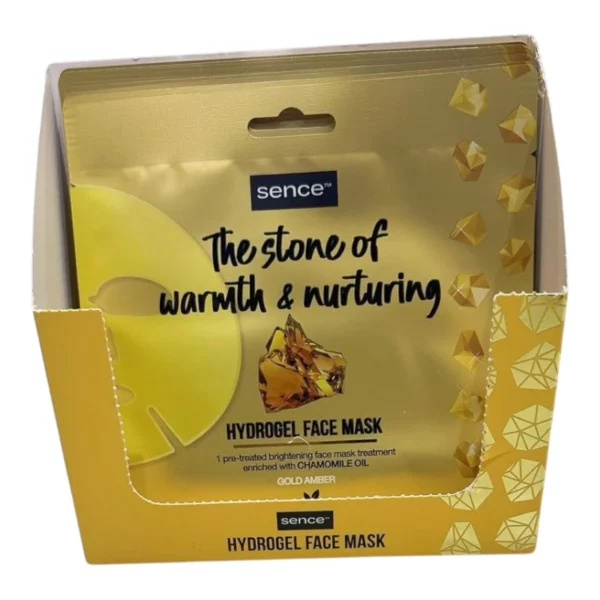 Sence | Masques faciaux hydrogel or | 30 ml | Présentoir x12