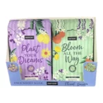Sence | Masques faciaux imprimés 20 ml, motif floral jardin | Présentoir x24