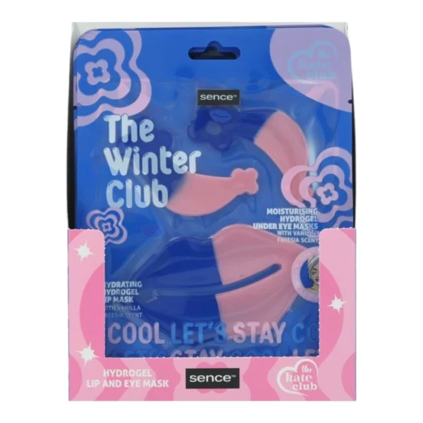 Sence | The Winter Club – patchs hydrogel yeux & lèvres | Présentoir x12 | EAN 8721073615190