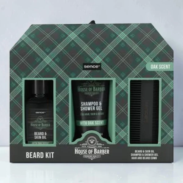 Coffret cadeau 3 pièces pour homme House of Barber | x6