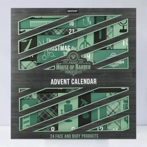 Calendrier de l'Avent 24 pièces pour hommes, House of Barber