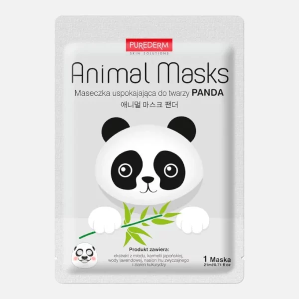 Purederm | Masque visage Panda Animal | 21 ml | x12