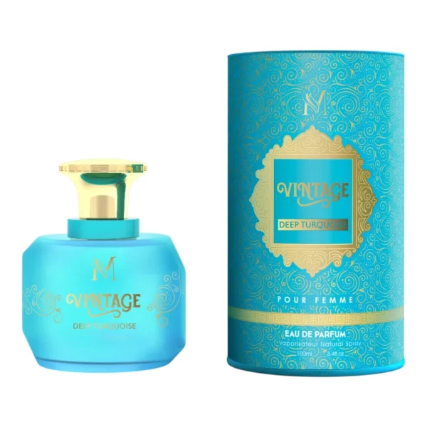 Montage Brands | Eau de parfum femme "VINTAGE DEEP TURQUOISE" | 100 ml