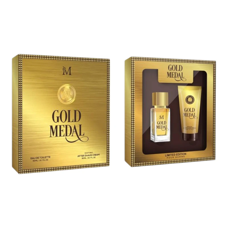 8904174422755.webp Montage Brands | Coffret cadeau femme 2 pièces "GOLD MEDAL" | 100 ml – Image 1