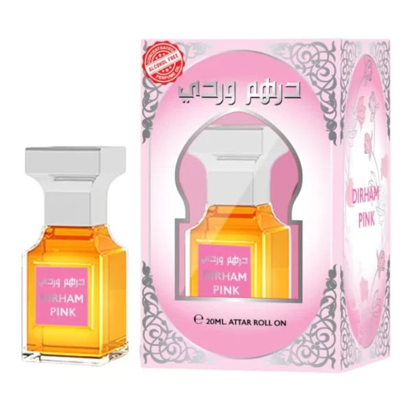 Huile parfumée roll-on femme Dirham Pink Al Johar 20 ml