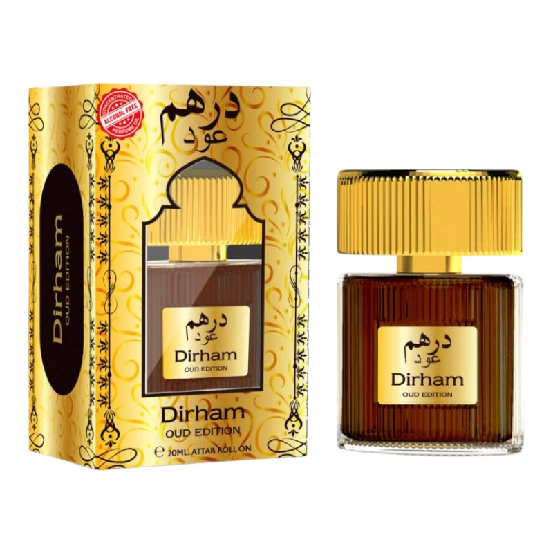 8904174436325-1.webp Huile parfumée roll-on Dirham Oud Al Johar 20 ml