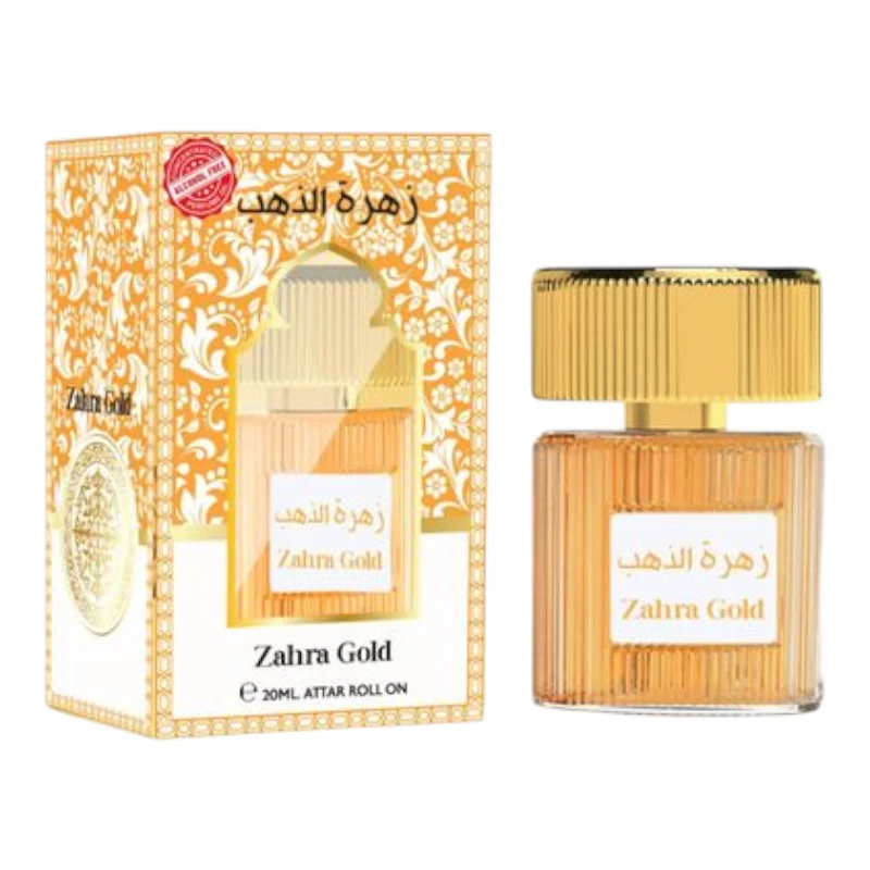 Huile parfumée roll-on Zahra Gold Al Johar 20 ml