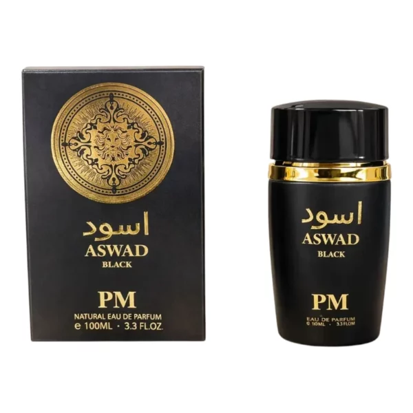 PM | Eau de parfum homme "ASWAD BLACK" | 100 ml