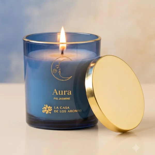La Casa de los Aromas | Bougie parfumée Aura | 150 g | x6