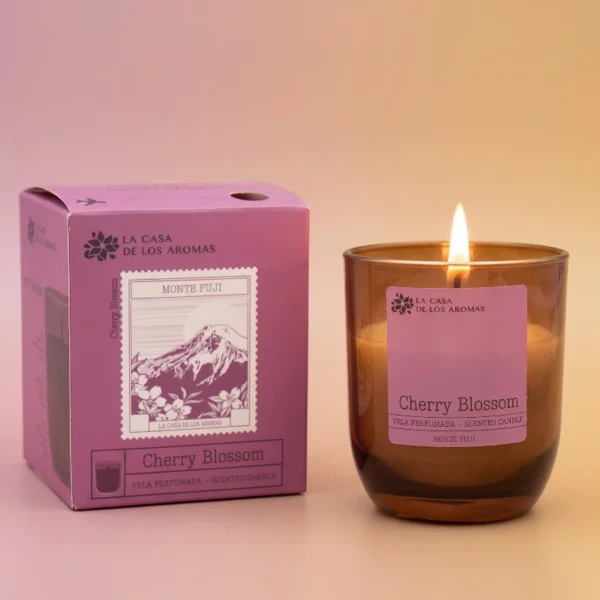 La Casa de los Aromas | Bougie parfumée Cherry Blossom | 110 g | x8