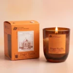 La Casa de los Aromas | Bougie parfumée Ginger Vanilla | 110 g | x8