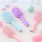 Brosse à Cheveux Ovales Colorées | Carton x12