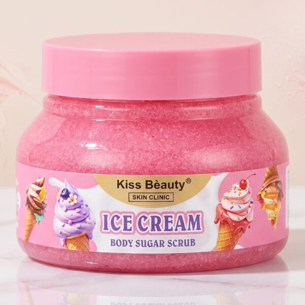 Kiss Beauty | Gommages corporels au sucre Ice Cream | 250 ml | x6
