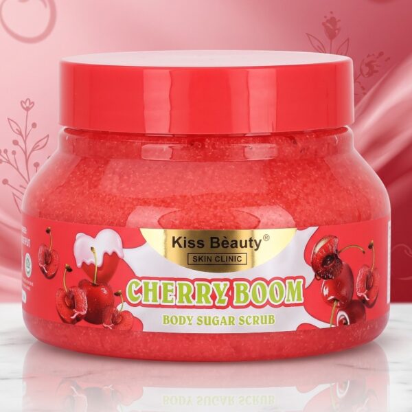 Kiss Beauty | Gommages corporels au sucre Cherry Boom | 250 ml | x6