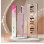 Stylo de Maquillage 4-en-1 – Eyeliner, Sourcils, Lèvres et Enlumineur | x12