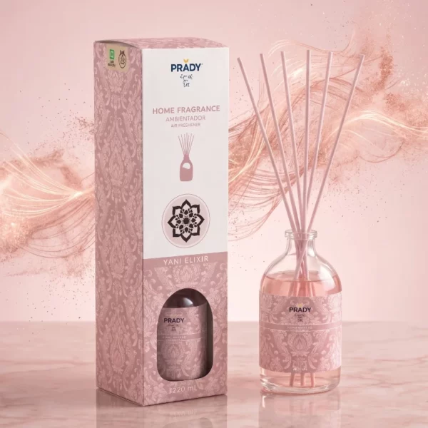🎋 Carton de 6 diffuseurs de parfum Mikado "Yani Elixir" Prady Home – 100 ml