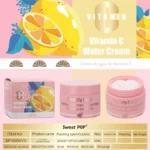 Lot de 12 : CRÈME VISAGE AQUEUSE À  L'EAU DE ROSE - Kiss beauty