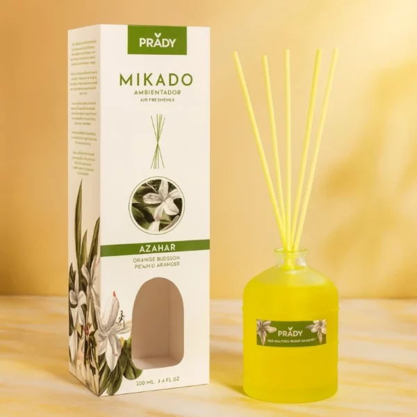 Prady | Mikado – Azahar, fleur d'oranger | 100 ml | x6