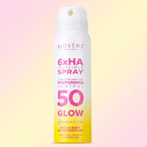 Biovène Barcelona | Sprays Solaires Invisibles SPF 50 "6xHA Glow" | x6