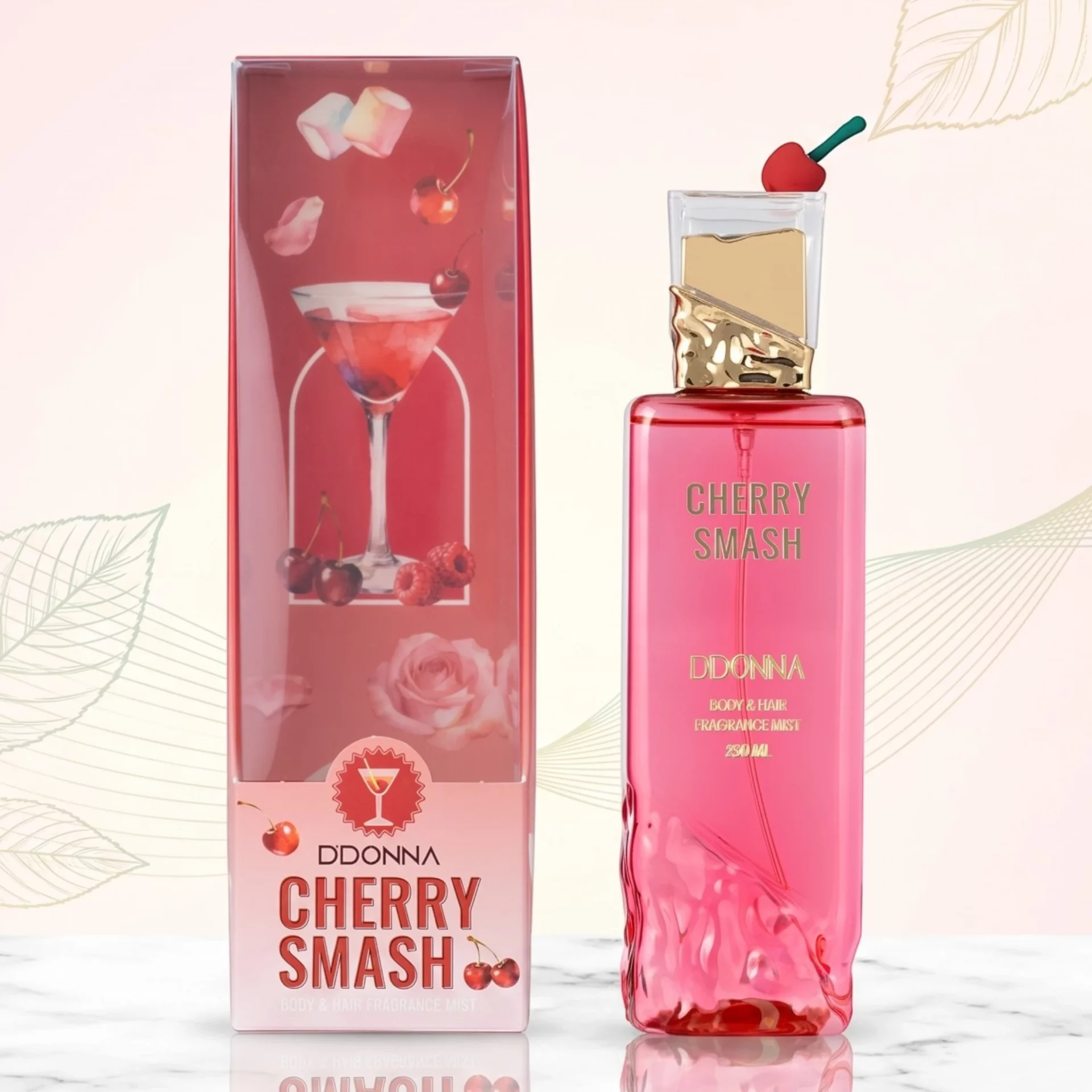 body-mist-fruite-ddonna-8.webp D'Donna | Brume parfumée corps & cheveux Cherry Smash | 250 ml – Image 1