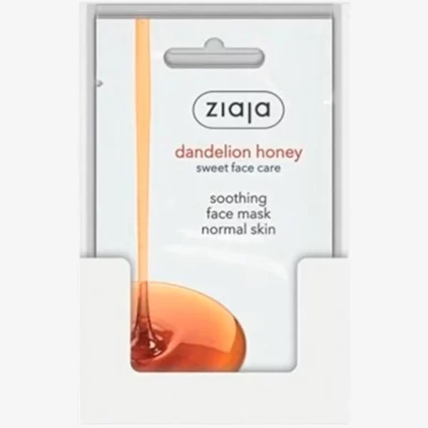 Lot de 20 : Masque visage apaisant au miel de pissenlit - Ziaja