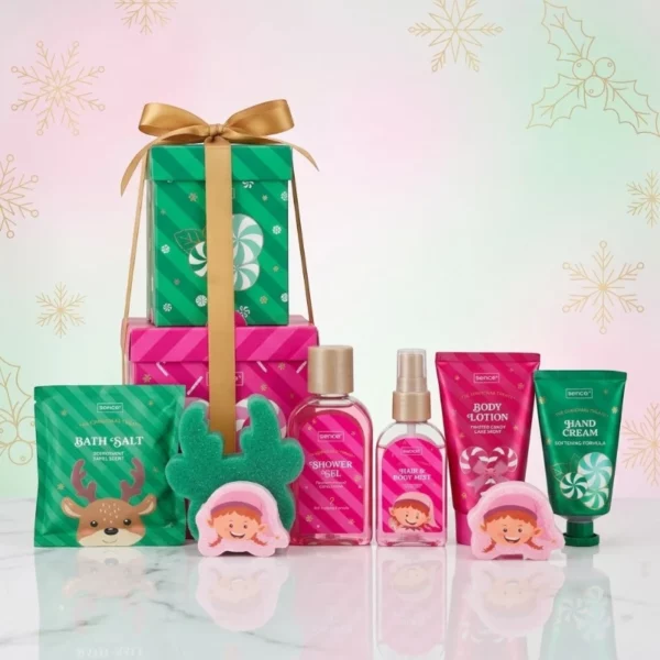 ✨🎁 Lot de 6 Grand Coffret Cadeau Tour de Soins Sence Collection™ "The Christmas Treats" 🎄🎀