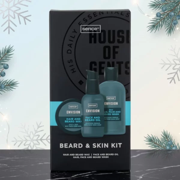 Sence | Coffrets Cadeaux Homme "House of Gents – Beard & Skin Kit" | x6