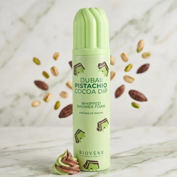 Biovène Barcelona | Mousse Chantilly De Douche – Pistache De Cacao Style Dubaï | x6