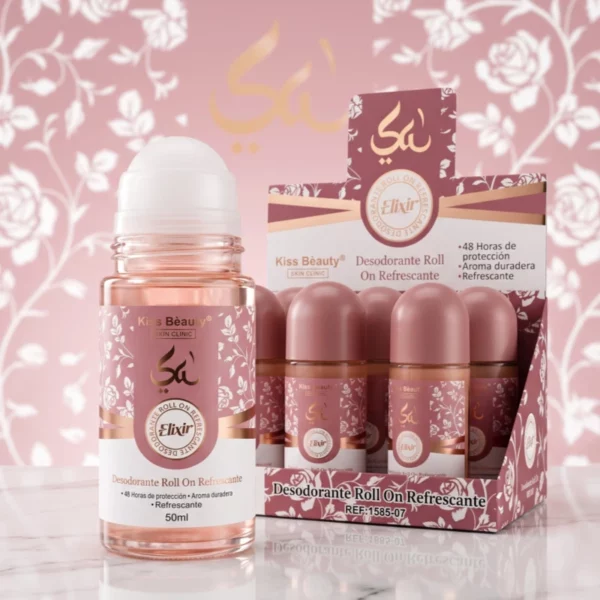 Kiss Beauty | Déodorant rafraîchissant à bille | Présentoir x12