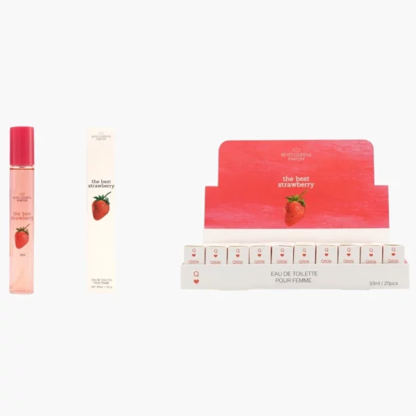 Reyes Queens | Eau de toilette femme "THE BEST STRAWBERRY" | Présentoir x20