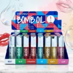 D'Donna | Huile à lèvres Bomb Oil – Hydratantes & Effet Miroir non Collant | Présentoir x24
