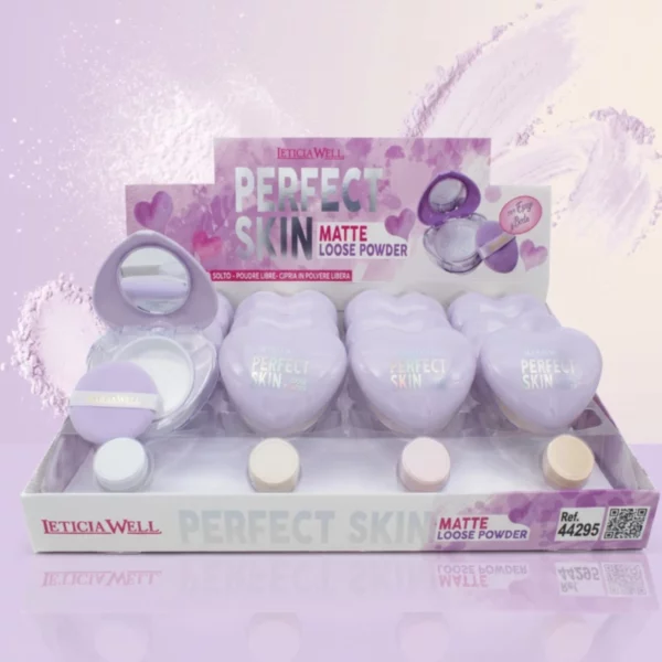 Leticia Well | Poudres libres matifiantes Perfect Skin | Présentoir x20