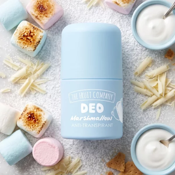 The Fruit Company | Déodorants roll-on Marshmallow – 24 h | Carton x12